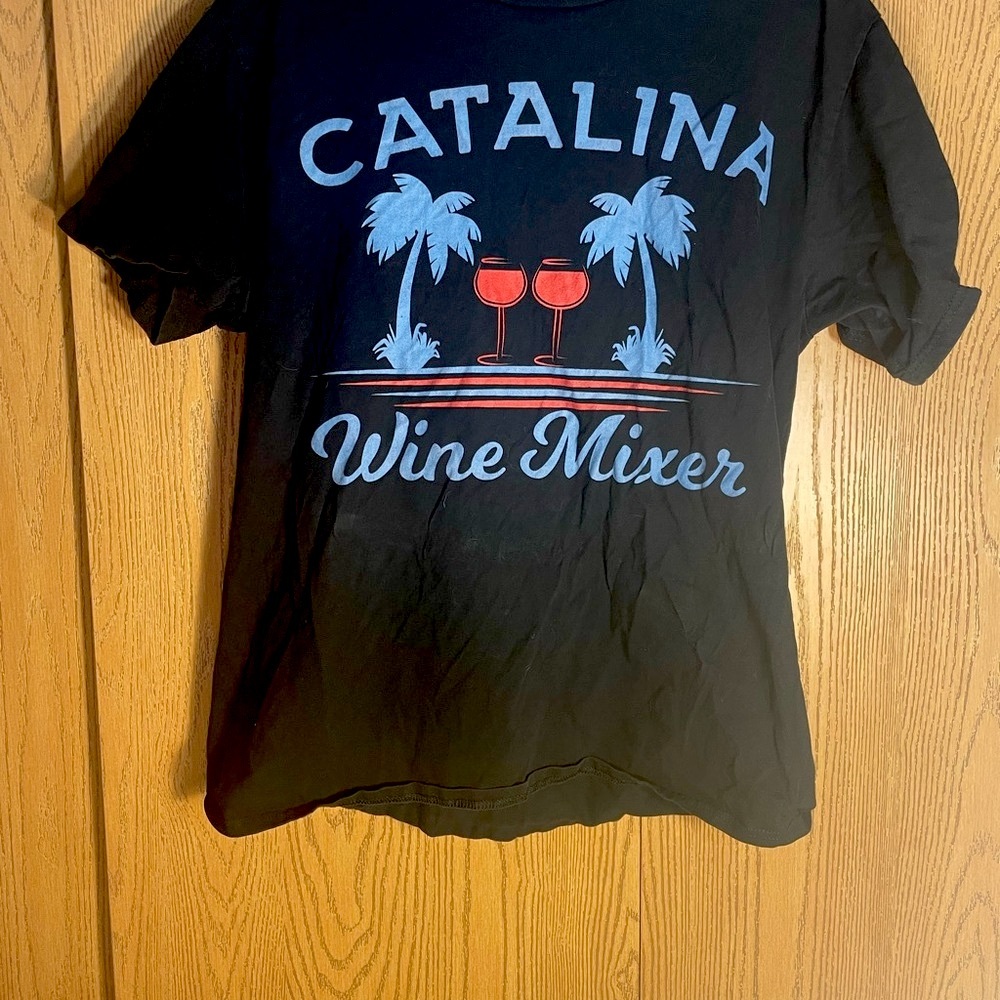 Catalina Wine Mixer Black T-Shirt